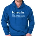 thumbnail image 5 of Funcle Fun Uncle Definition Cool Hoodie Hooded Sweatshirt Men Brisco Brands L, 5 of 6