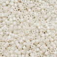 thumbnail image 2 of Miyuki Delica Seed Beads – Size 11/0 (1.6 mm), DB0211, Op Alabaster Luster, 7.2g, Approx. 1440 Beads, 2 of 2