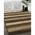 thumbnail image 3 of Ahgly Company Machine Washable Indoor Rectangle Abstract Bakers Brown Area Rugs, 2' x 3', 3 of 7