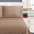 thumbnail image 2 of Egyptian Cotton 650 Thread Count Stripe Sheet Set  Twin XL-Gold, 2 of 3
