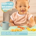 thumbnail image 5 of Tazas de silicona para beber de forma independiente para bebés y niños pequeños, suministros de destete LED para bebés, taza abierta suave para bebés, 5 of 5