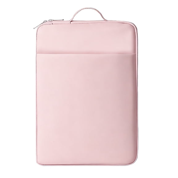 15.6 inch Laptop Sleeve, Waterproof Lightweight Protective Cover Bag, Computer Sleeve Handbag with 2 Pockets, Laptop Cover Compatible with 15.6" HP Dell G15 Computer Notebook, Pink