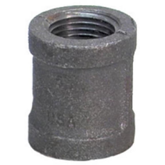 8700133302 1.5 in. Black Right Hand Malleable Coupling