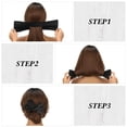 thumbnail image 3 of 4 piezas Deft Hair Bun Maker Donut Hair Bun French Hairstylemix color1, 3 of 5