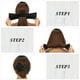 thumbnail image 3 of Hukapapa 4 piezas Deft Hair Bun Maker Donut Hair Bun French Hairstylemix color4, 3 of 5