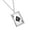 Steel color, variant on Spade Playing Card Necklace Adjustable Chain Necklace Present for Man Woman