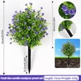 thumbnail image 1 of Arreglo floral artificial de camelia y plantas verdes: simulación primaveral realista para la decoración del hogar, centro de mesa floral artificial que no necesita riego para la sala de estar, la, 1 of 6