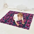 thumbnail image 2 of Pioneer Flower Floral Print Pattern Blanket,Comfortable Soft Flannel Throw Blanket,All Season,Warm Lightweight Blankets for Sofa Bed Couch Living Room Chair,30"x40", 2 of 4