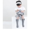 thumbnail image 4 of 5 pares de calcetines hasta la rodilla para bebés, medias con lazo para niños pequeños, calcetines antideslizantes para recién nacidos, adecuados para primavera, verano y otoño, 4 of 5