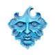 thumbnail image 1 of Escultura de arte de pared de hombre verde, decoración caprichosa del hogar, madera tímida, decoración misteriosa, cara de árbol, decoración misteriosa, escultura de pared de 8 pulgadas, 1 of 5