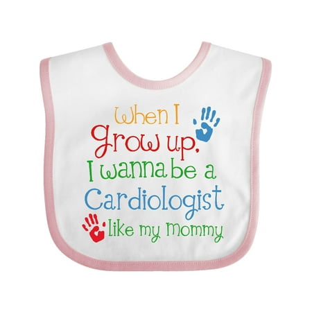 

Inktastic Cardiologist Like Mommy Gift Baby Boy or Baby Girl Bib