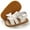 A/White, variant on Infant Baby Girls Sandals Summer Crib PU Leather Bowknot Soft Anti-Slip Rubber Sole Toddler First Walkers Shoes