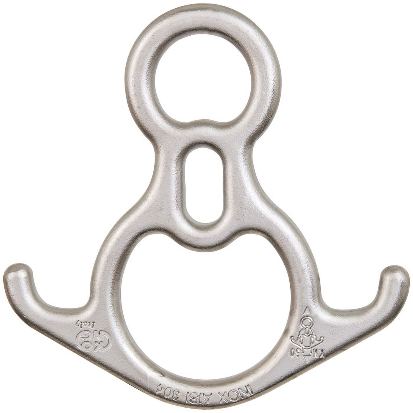 Kong Kong Rescue 8: Premium Aluminum Polished Belay, Rappel & Ascend Device