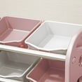 thumbnail image 4 of MONTARY Multi-functional Nursery Organizer with 6 Bins, Pink, 4 of 7