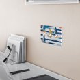 thumbnail image 5 of Yayeee Toggle Light Switch Wall Plate 3-Gang 6.37"x4.48" Decorative Outlet Cover, Dark Blue Hand Drawn Sailboats, 5 of 7