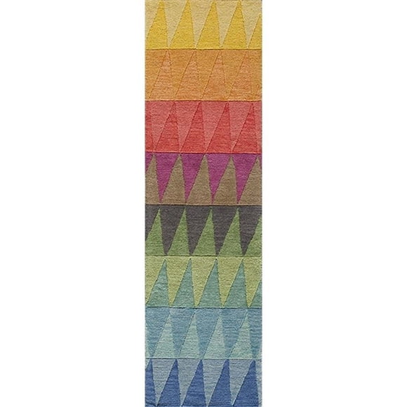 Momeni Delhi 2'3" X 8' Contemporary Hand Tufted Wool Runner Rug