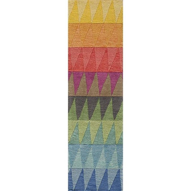 Momeni Delhi 2'3" X 8' Contemporary Hand Tufted Wool Runner Rug