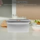 thumbnail image 2 of Nevera de acero inoxidable para conservar alimentos, contenedor de frutas con tapa, 2900 ml, 2 of 8