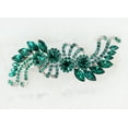 thumbnail image 3 of Faship Gorgeous Emerald Green Crystal Hair Barrette Clip, 3 of 6