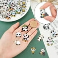 thumbnail image 7 of 34pcs Panda Charms Enamel Pendants Animal Panda Charms Alloy Cute Decorative Charms for Jewelry Making, 7 of 7