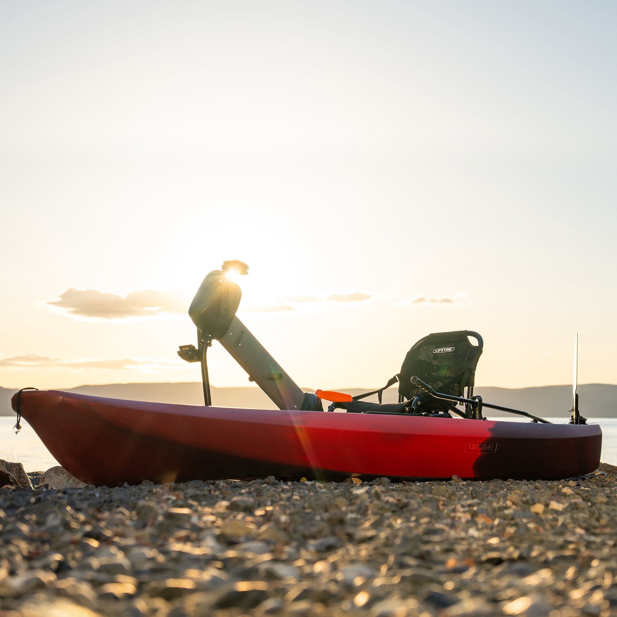 Lifetime Renegade 11.5 ft. Pedal Drive Sit-On-Top Kayak, Volcano Fusion (91480)