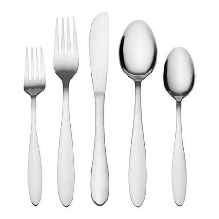 Pfaltzgraff Jasmine 30-Piece Flatware Set, Silver