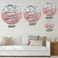 thumbnail image 4 of Designart "Heavenly Piano Melodies IV" Music Jazz Metal Round Wall Art, 4 of 5