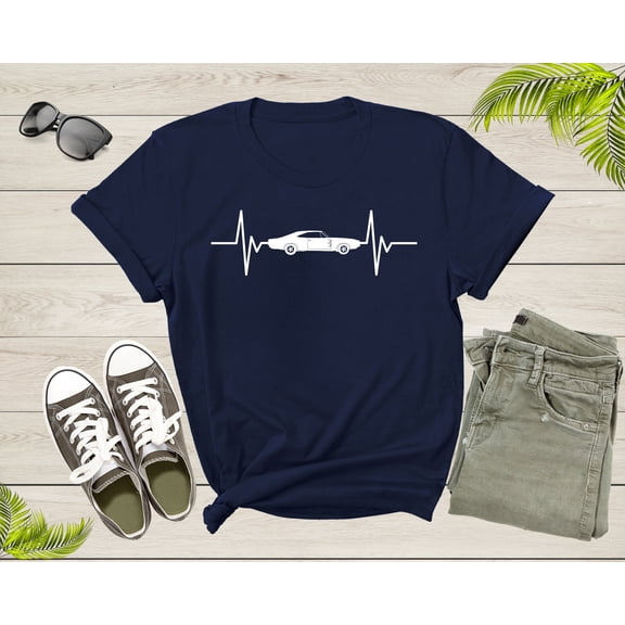 Classic American Muscle Car Graphic Gift For Men Women Kids T-Shirt Vintage Old Car Lover T Shirt for Boys Girls Teens Summer Tshirt