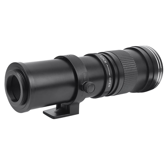 Lente, Lente De Teleobjetivo De Súper Zoom Impermeable Para Lentes De Enfoque Manual De , Para El Fotógrafo EF-S Mount Camera De Regalo Accesorios