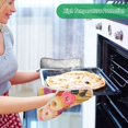 thumbnail image 2 of Yayeee Pot Holders Kitchen Heat Resistant with Pocket 7"x9.8" Cotton Oven Cooking Hot Pads, Abstract Floral, 2 of 7