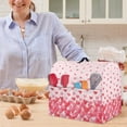 thumbnail image 6 of FOR U DESIGNS Heart Red Stand Mixer Cover with Pocket Stain Resistant Kitchen Aid Covers for Stand Mixer Dust Cover Valentine's Day Decoration for Stand Mixer or Coffee Maker - L, 6 of 8