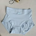 thumbnail image 2 of Nmnitkp Ladies Underwear Panties Hipster Panties for Women Comfortable Solid Color Plus Size Panties Abdominal Panties Hight Waiste Underpants, 2 of 3