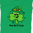 thumbnail image 4 of Inktastic Wee Bit O'Irish Boys or Girls Baby Bodysuit, 4 of 5