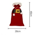 thumbnail image 2 of Christmas Velvet Santa Bags 20 X 30 Inch Large Santa Gift Sack With Drawstring Christmas Gift Presents Bags For Xmas Present Toy, 2 of 7