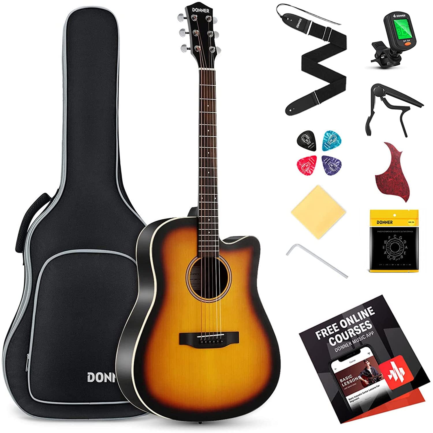 Quality Junior Children's 1/2 Black Electric Guitar Package RRP 129.00 