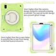 thumbnail image 3 of TECH CIRCLE Kids Case for Apple iPad mini 6th Gen 8.3-inch 2021 - Rugged Protective Handle Kickstand Shockproof Hybrid TPU PC Cover Shoulder Strap Pencil Holder Case for Apple iPad mini 6-Matchagreen, 3 of 7