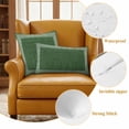 thumbnail image 6 of Green Retro Greek Key Outdoor Pillow Covers 20x20 Set of 2,Waterproof Patio Throw Pillowcase Protectors,Geometric Greece Ancient Rustic Decorative Pillow Shams Cushion Covers for Seat Bed Couch Sofa, 6 of 8