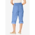 thumbnail image 2 of Woman Within Plus Size Convertible Length Cargo Capri/Bermuda, 2 of 6