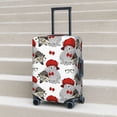 thumbnail image 3 of Wukai Rabbit And Hedgehog Elastic Luggage Cover: Personalized Protection for Your Suitcase - Fits 19~29-inch, Washable & Durable Travel Companion-Small, 3 of 8