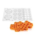 thumbnail image 3 of Moule en Silicone en Forme de Nid d'Abeille Moules à Chocolat Décoration Insert Maille, 3 of 5