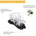 thumbnail image 5 of 15pcs Wire Connectors 2 Pin T Tap Connectors for 20-24 AWG Wires Low Voltage Universal Compact Wire Connectors, Quick Splice Wire Wiring Connector for Car Trailer Truck ATV Boat Lighting, 5 of 6