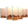 thumbnail image 2 of Belles Pyramides Meroe au Sudan - Art de Toile de Paysage Extra Large, 2 of 3