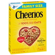 Cheerios Gluten Free Breakfast Cereal, 21 oz, Family Size Cereal Box