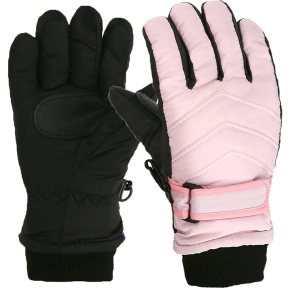 Sunshinehomely Kids Snow Gloves Waterproof Windproof Skiing Gloves for Kids Winter Gloves Warm Mittens for Little Boys and Girls Ages 2-5