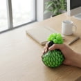thumbnail image 5 of Relaxation Squeeze Toys Grape Burst Squishy Toy with Mesh Net and Popping Beads, 1 Piece, Green, for Relaxation, Sensory Toy, 5 of 6
