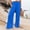 Blue, variant on Wensltd Loose High Waist Drawstring Casual Wide Leg Pants for Women
