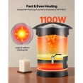 thumbnail image 3 of Wax Melter For Candle Making, 5.3 Qts, Fast And Even Heating, With Easy Pour Spout And Temperature Control, Hourglass Base For Non-Stick Smooth Flow, Wax Melting Pot For Making Candles Soaps, 3 of 10