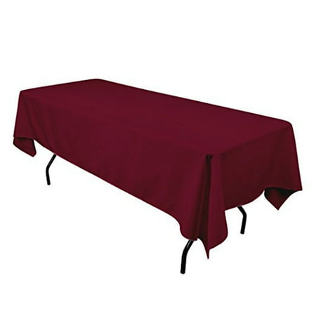 

Gowinex Burgundy 60 x 126 Rectangular Tablecloth Table Cover