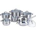 thumbnail image 1 of 12-Piece Stainless Steel Cookware Sets with Glass Lid, 1 of 1