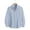 Light Blue, variant on Aobny Button Down Tshirt Linen Solid Mens Shirt Polos Long Sleeve Collared Oversized Shirt,Khaki,M